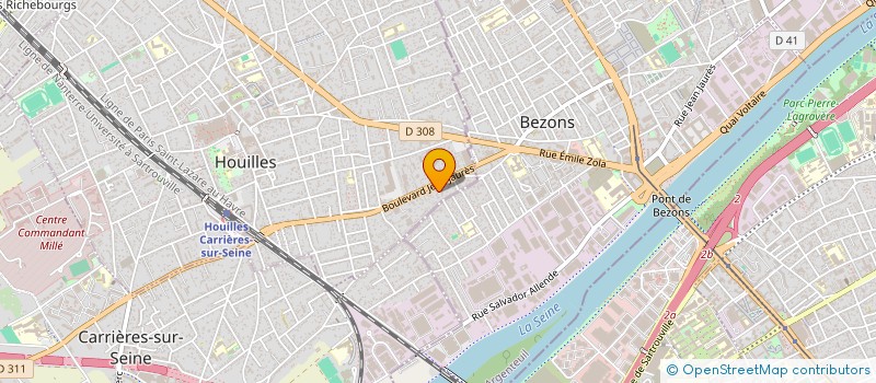 localisation de l'entreprise CS SERVICES à HOUILLES