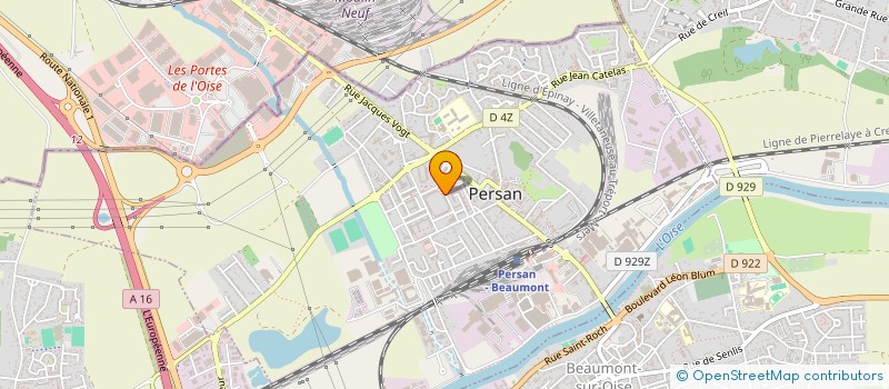 localisation de l'entreprise CS SERVICES  PERSAN