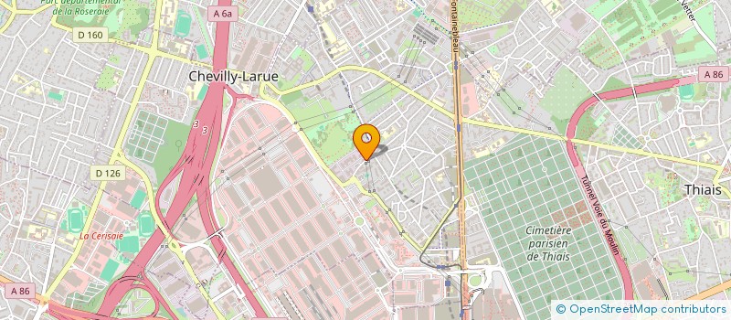 localisation de l'entreprise CS SERVICES  CHEVILLY-LARUE