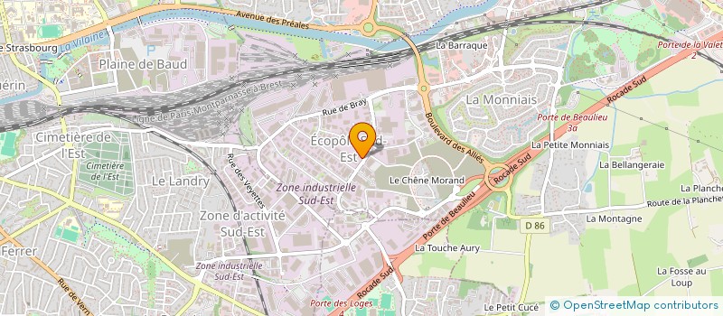 localisation de l'entreprise CS SERVICES  VERN-SUR-SEICHE