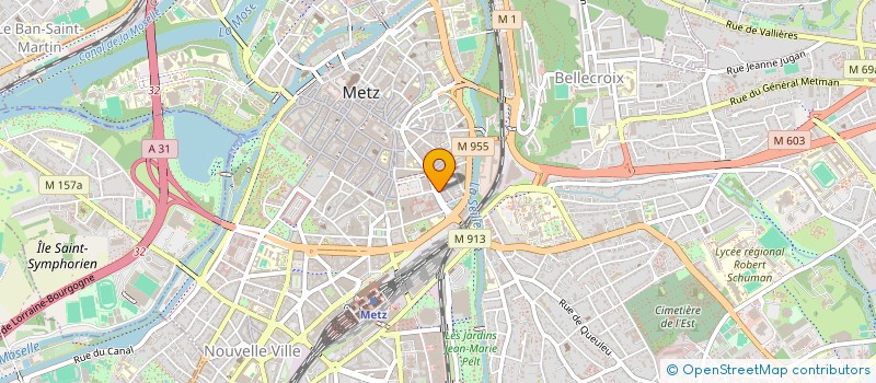 localisation de l'entreprise CS SOLUTIONS  METZ