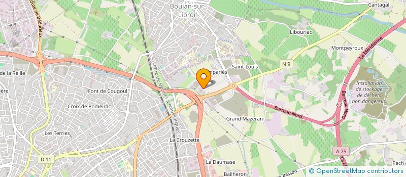localisation de l'entreprise CS SPW2 à BEZIERS