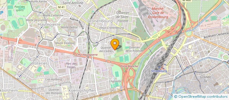localisation de l'entreprise CS STRATEGY à STRASBOURG