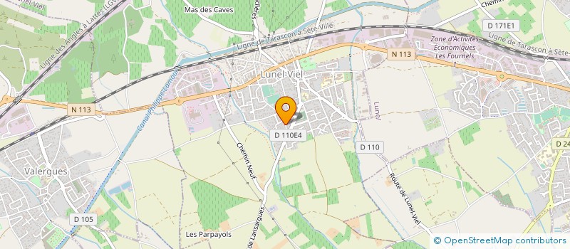 localisation de l'entreprise CS SYSTEM SA à LUNEL-VIEL
