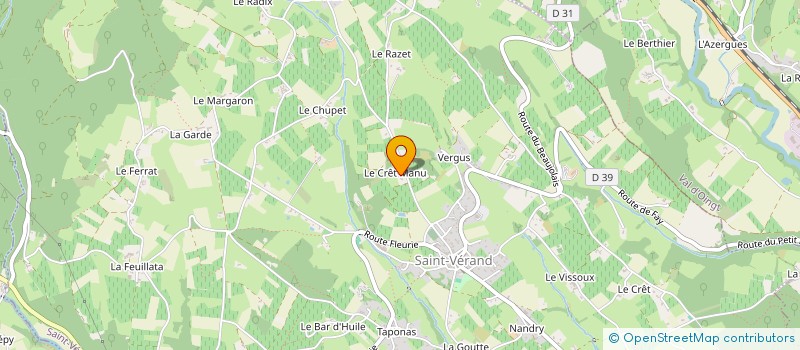 localisation de l'entreprise CS TECHNOLOGIES  SAINT-VERAND