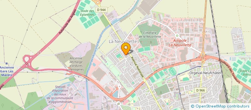 localisation de l'entreprise CS TRANS  REIMS