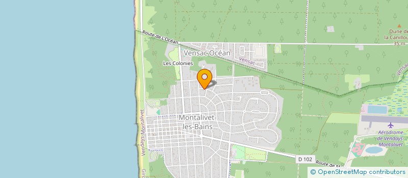 localisation de l'entreprise CS TRANSACTIONS  VENDAYS-MONTALIVET