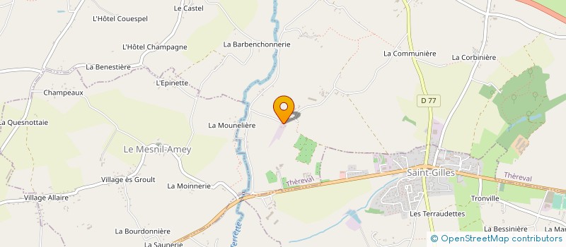 localisation de l'entreprise CS TRANSPORT à THEREVAL