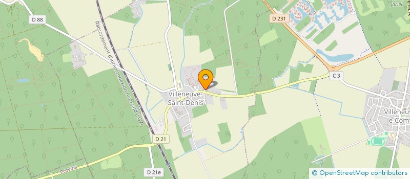 localisation de l'entreprise CS TRANSPORT  VILLENEUVE-SAINT-DENIS