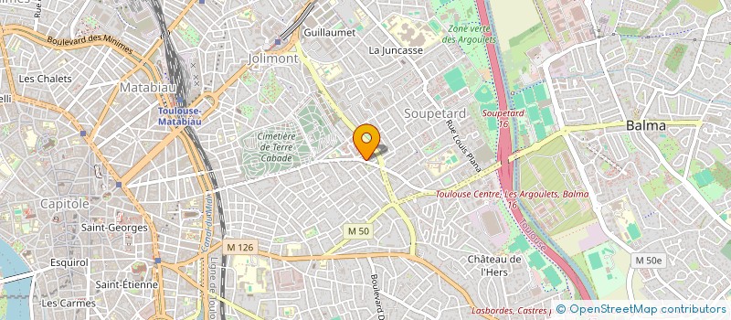 localisation de l'entreprise CS TRAVAUX ET SERVICES  TOULOUSE