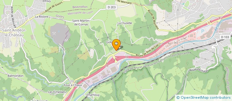 localisation de l'entreprise CS VAULX EN VELIN à GIVORS