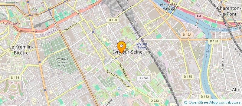 localisation de l'entreprise CS13 VOUS ETES BELLES  IVRY-SUR-SEINE