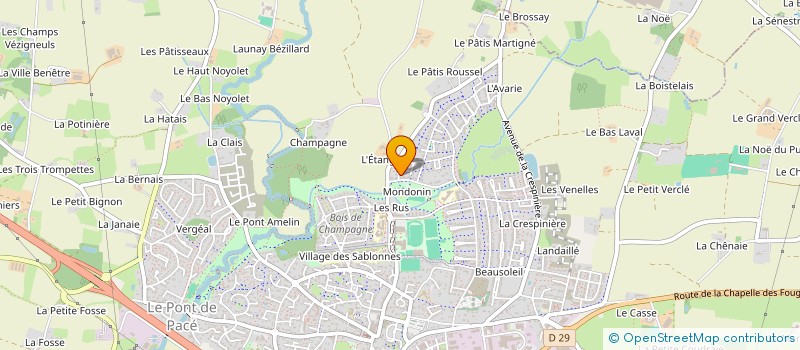 localisation de l'entreprise CS2F à PACE