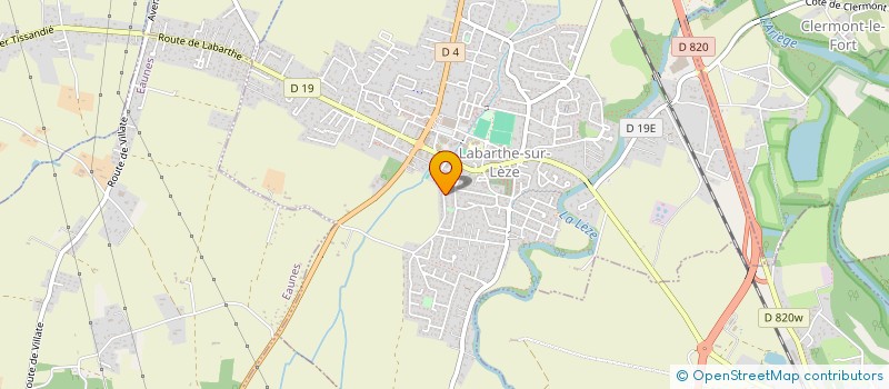 localisation de l'entreprise CS2M à LABARTHE-SUR-LEZE