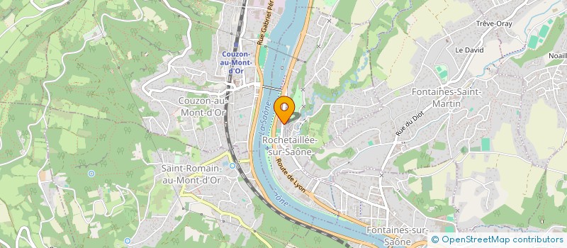 localisation de l'entreprise CS2M  ROCHETAILLEE-SUR-SAONE