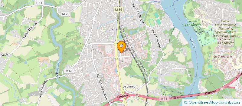 localisation de l'entreprise CS2P  LA CHAPELLE-SUR-ERDRE