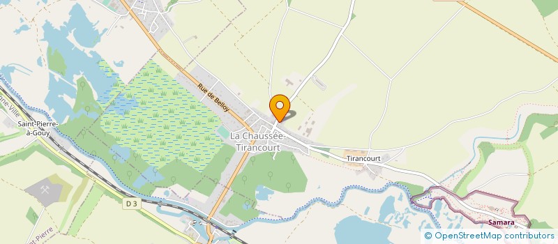 localisation de l'entreprise CS2T  LA CHAUSSEE-TIRANCOURT