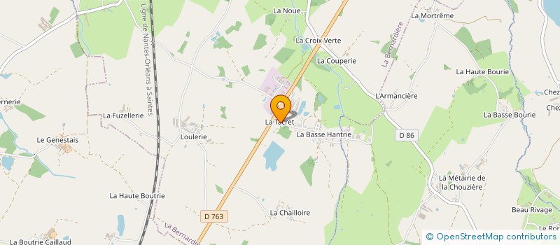 localisation de l'entreprise CS3 I à LA BERNARDIERE