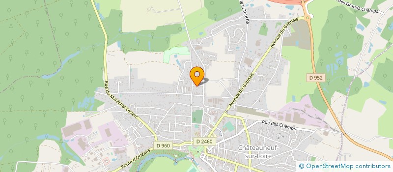 localisation de l'entreprise CS45 à CHATEAUNEUF-SUR-LOIRE