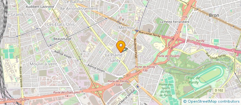 localisation de l'entreprise CS8 à LYON