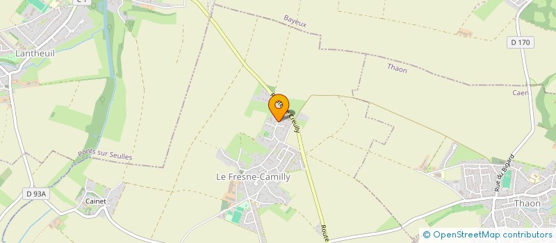 localisation de l'entreprise CSA  LE FRESNE-CAMILLY