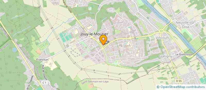localisation de l'entreprise CSA à JOUY-LE-MOUTIER