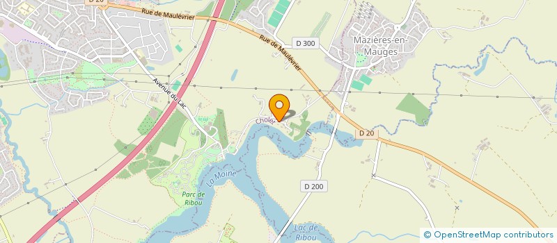 localisation de l'entreprise CSA  CHOLET