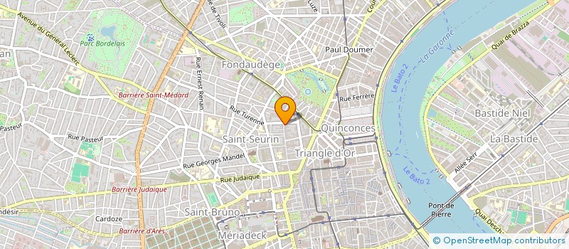 localisation de l'entreprise CSA & AUTRES  BORDEAUX