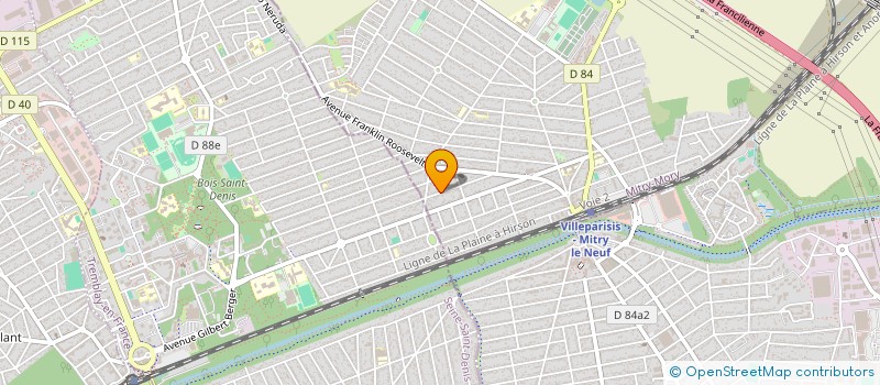 localisation de l'entreprise CSA CONFORT SERVICES ASCENSEURS à MITRY MORY