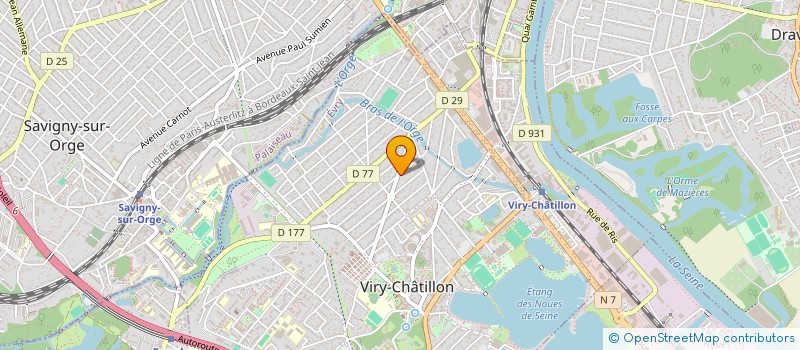 localisation de l'entreprise CSA CORP à VIRY-CHATILLON