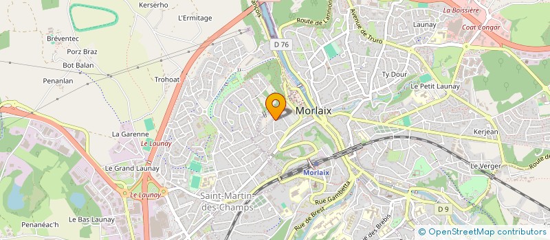 localisation de l'entreprise CSA DIFFUSION à MORLAIX