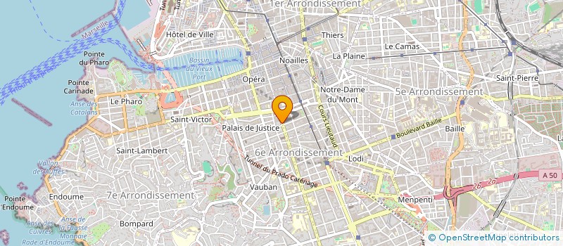 localisation de l'entreprise CSA DISTRIBUTION à MARSEILLE