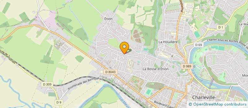 localisation de l'entreprise CSA IMMOBILIER à CHARLEVILLE-MEZIERES