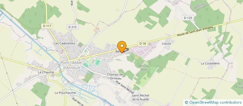 localisation de l'entreprise CSA LE PHOQUE BA 721  PONT-L'ABBE-D'ARNOULT