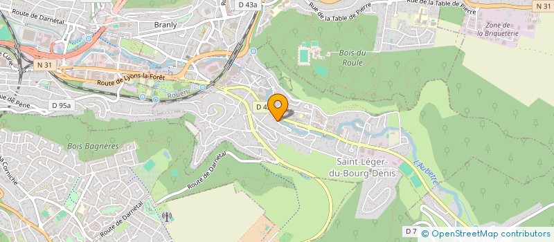 localisation de l'entreprise CSAB  SAINT-LEGER-DU-BOURG-DENIS