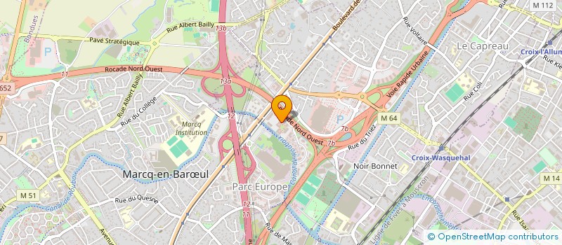 localisation de l'entreprise CSAEP (CONSEILS SOLUTIONS APPLICATIONS AUX ENTREPRISES PARTENAIRES) à WASQUEHAL