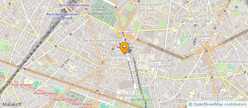 localisation de l'entreprise CSAI ARCHITECTURE D'INTERIEUR  PARIS