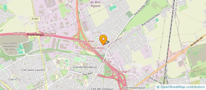 localisation de l'entreprise CSAIL  LENS