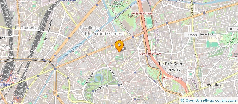 localisation de l'entreprise CSAT-FORMATIONS.  PARIS