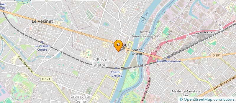 localisation de l'entreprise CSB  CHATOU