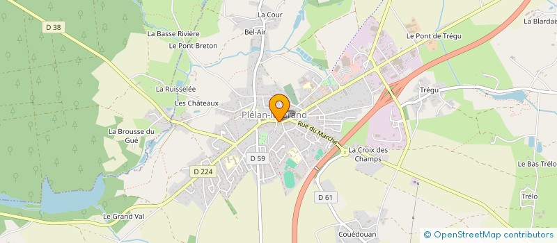 localisation de l'entreprise CSB à PLELAN-LE-GRAND