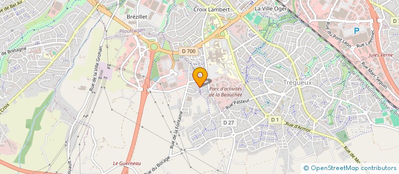 localisation de l'entreprise CSB à SAINT-BRIEUC