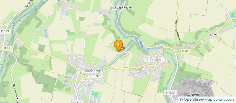 localisation de l'entreprise CSB  LAIZE-CLINCHAMPS