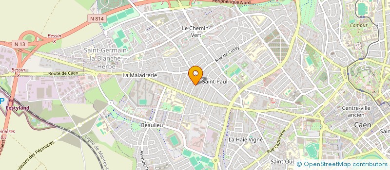 localisation de l'entreprise CSB à CAEN