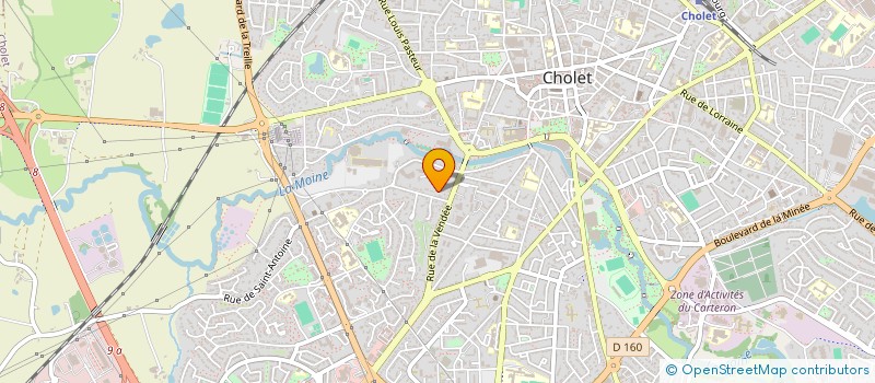 localisation de l'entreprise CSB VILLEBOIS MAREUIL à CHOLET