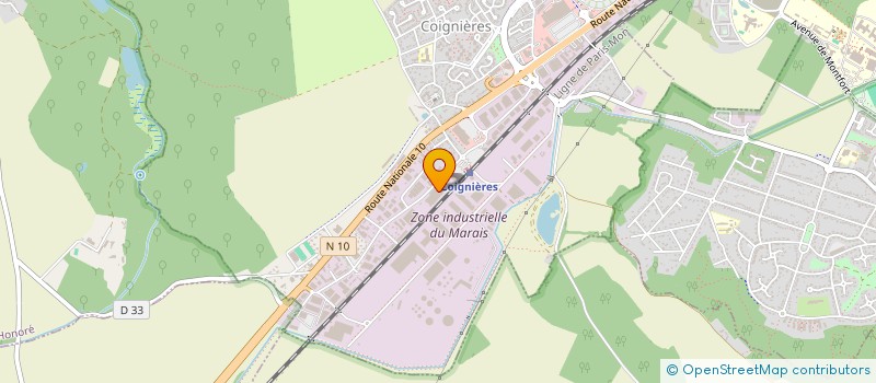 localisation de l'entreprise CSBC RENOVATION  COIGNIERES