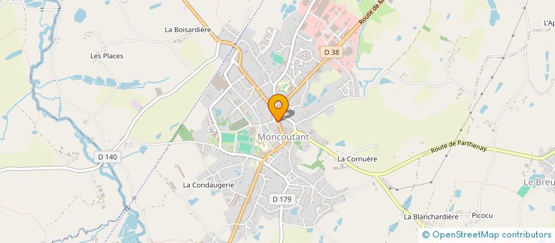 localisation de l'entreprise CSBH à MONCOUTANT-SUR-SEVRE