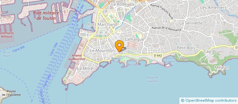 localisation de l'entreprise CSBIMMOBILIER  TOULON