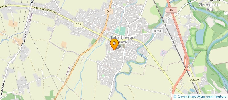 localisation de l'entreprise CSC à LABARTHE-SUR-LEZE