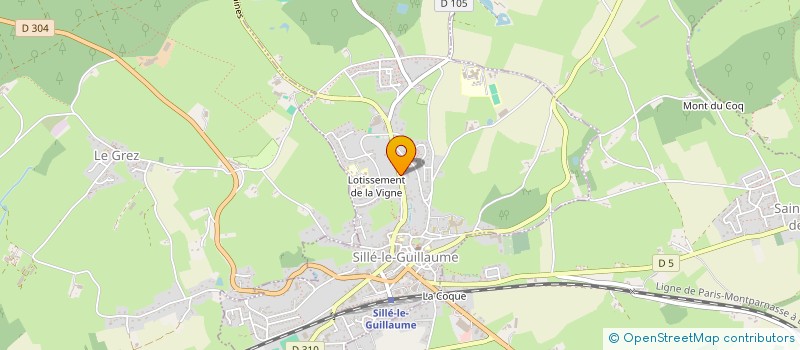 localisation de l'entreprise CSC à SILLE-LE-GUILLAUME
